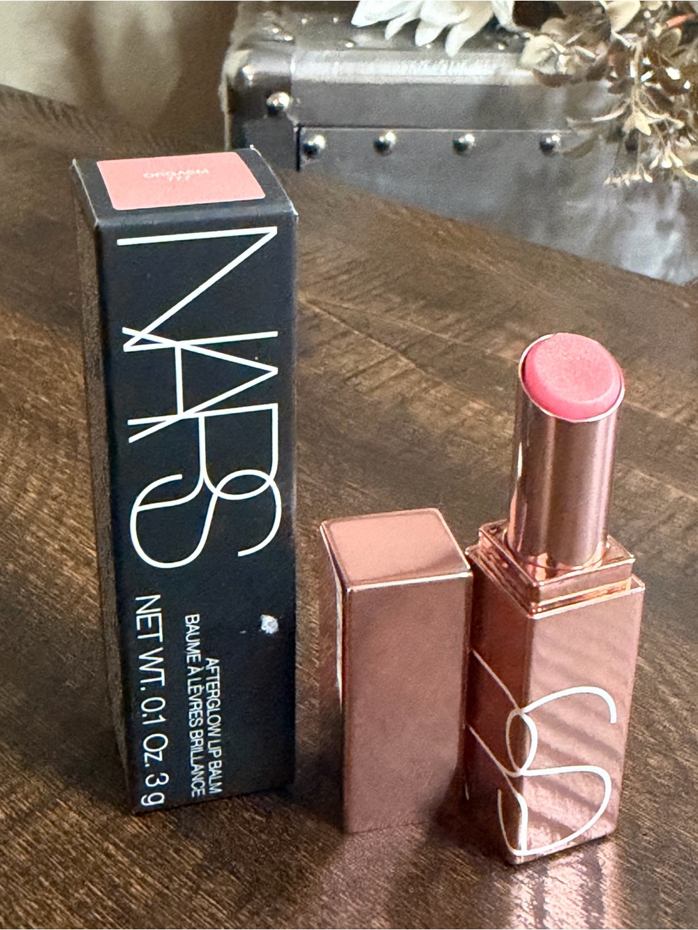NARS Afterglow Lip Balm — in shade 777 Orgasm